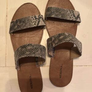 Merona snake print sandals